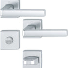 HOPPE Rosettengarnitur Dublin 1124 / 843KV/843KVS Aluminium F1 ( 3000203137 )