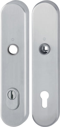 HOPPE coppia di piastre lunghe E3332ZA/3310 opaco F69 ( 3000209804 )