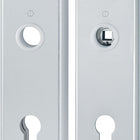 HOPPE Langschildpaar E3331/3310 F1 / silberfarbig F1 ( 3000209803 )