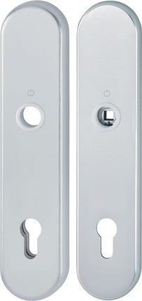 HOPPE coppia di piastre lunghe E3331/3310 F1 / argento F1 ( 3000209802 )