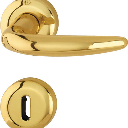 HOPPE Rosettengarnitur Atlanta M1530/23KV/23KVS Messing F77-R ( 3000253741 )