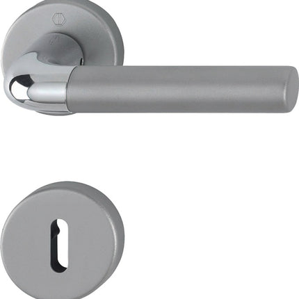 HOPPE Rosettengarnitur Bremen 1505/42KV/42KVS Aluminium F49/F9-2 ( 3000220010 )