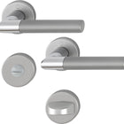 Set di rose HOPPE Lecce 1405/42KV/42KVS alluminio F49/F9-2 ( 3000220015 )