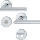 HOPPE Set di rosette Stockholm 1140/42KV/42KVS Alluminio F1 ( 3000252245 )