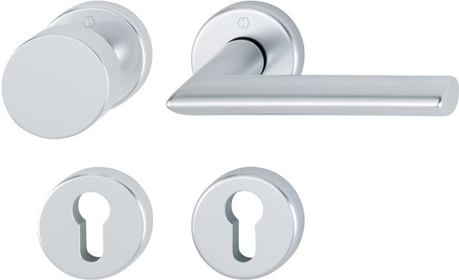 HOPPE Rosettengarnitur Stockholm 58/42KV/42KVS/1140 Aluminium F1 ( 3000252246 )