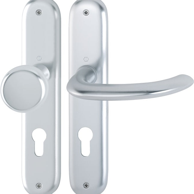 HOPPE Langschildgarnitur Marseille 53/273P/1138 Aluminium F1 ( 3000252629 )