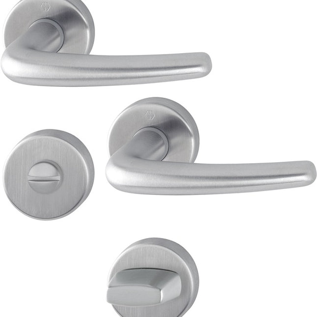 HOPPE set di rose Denver E1310Z/42KV/42KVS in acciaio inox F69 ( 3000252655 )