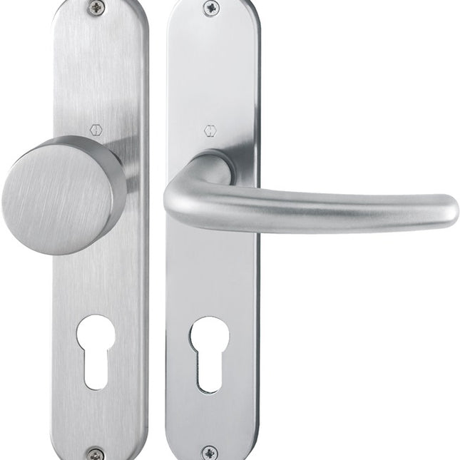 HOPPE set di rosette lunghe Denver E58/302/1310Z acciaio inox F69 ( 3000252653 )