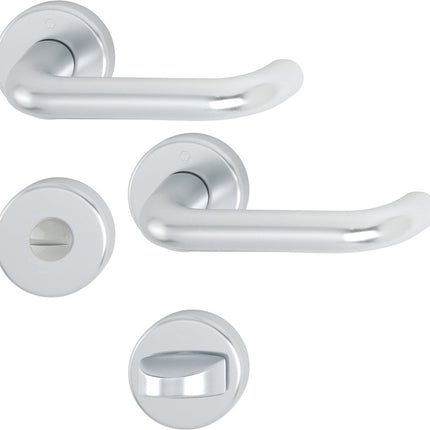 HOPPE Set di rosette Paris 138L/42KV/42KVS Alluminio F1 ( 3000203810 )