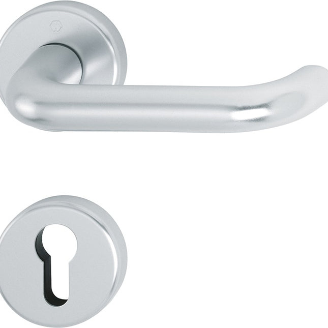 HOPPE Rosettengarnitur Paris 138L/42KV/42KVS Aluminium F1 ( 3000203809 )