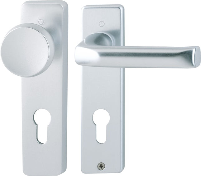 Set di piastre corte HOPPE London 54/227K/202KP/AP/113 Alluminio F1 ( 3000252236 )