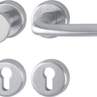 HOPPE set di rosette Cardiff E48/17KV/17KVS/1850Z in acciaio inox F69 ( 3000252139 )