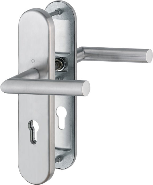 HOPPE set antincendio Amsterdam FS-E1400F/3331/3310 acciaio inox F69 D/D ( 3000220046 )