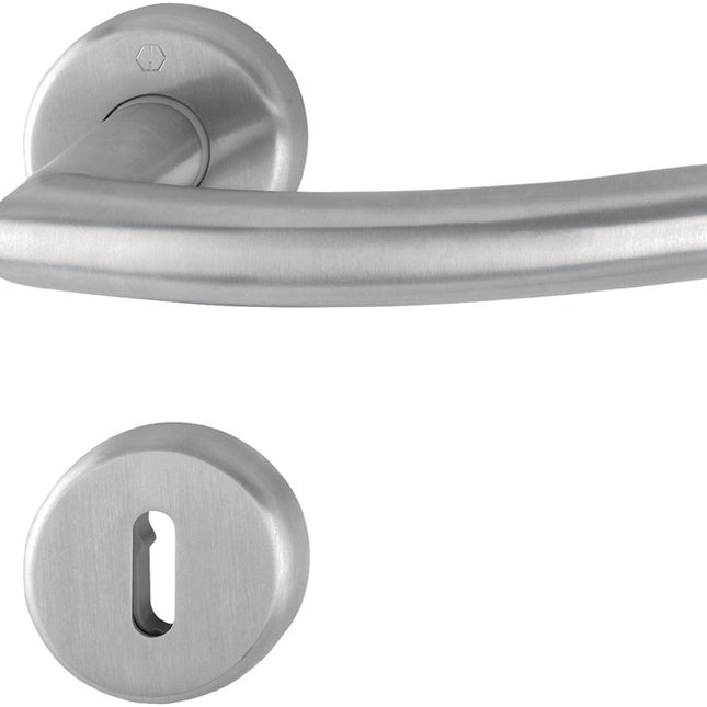 HOPPE Set di rosette Narvik E1430ZP/17KV/17KVS Acciaio inox F69 ( 3000252275 )