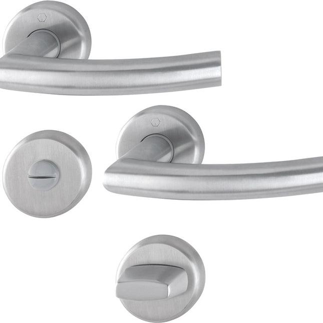 HOPPE Rosettengarnitur Narvik E1430ZP/17KV/17KVS Edelstahl F69 ( 3000252277 )