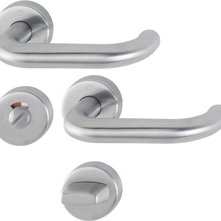 HOPPE Rosettengarnitur Paris E138/42H/42HKVS Edelstahl F69 ( 3000203102 )