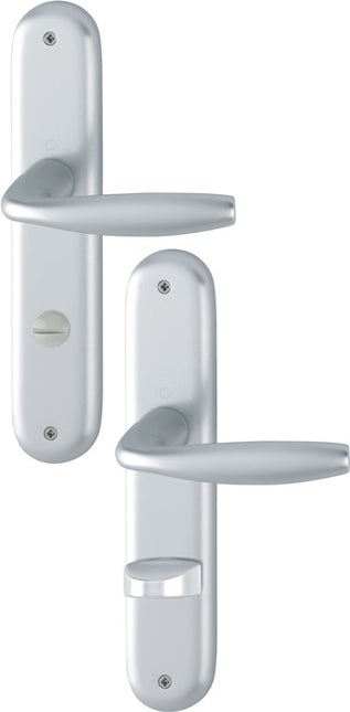 HOPPE set di piastre lunghe New York 1810/273P Alluminio F1 ( 3000203552 )