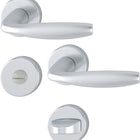 HOPPE Rosettengarnitur New York 1810/42KV/42KVS Aluminium F1 ( 3000203560 )