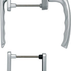 HOPPE Balkongarnitur New York 099KH/961N/U10/… Aluminium F1 ( 3000203702 )