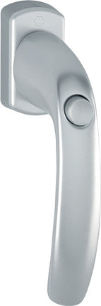 Maniglia HOPPE New York 0810SV/U10 alluminio F9016 / bianco traffico ( 3000203691 )