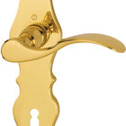 HOPPE Langschildgarnitur Weimar M112SLN/2007 Messing F71 ( 3000253091 )