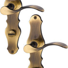 HOPPE Langschildgarnitur Weimar M112SLN/2007 Messing F73 ( 3000253095 )