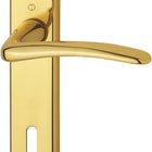 HOPPE set di piastre lunghe Istanbul M171/332P ottone F71 ( 3000253683 )