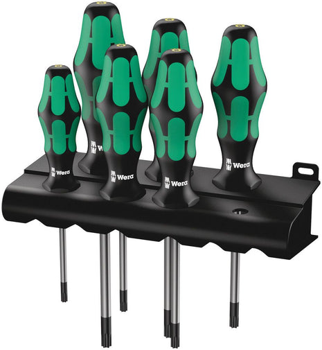 WERA Jeu de tournevis 367/6 TORX BO 6 pièces TORX® avec perçage ( 4000827755 )