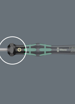 WERA Elektronik-Feinmechanik-Schraubendreher 2054 6-KT. 2 mm Klingenlänge 60 mm ( 4300001795 )