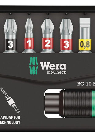 WERA Bitsortiment Bit-Check 10 BiTorsion 1 10-teilig ( 4000829670 )