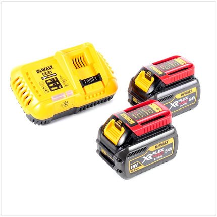 DeWalt DCS 396 T2 Akku Spezialsäge FlexVolt 54 V 295 mm Brushless + 2x Akku 6,0 Ah + Ladegerät + 1x Spezialsägeblatt - Toolbrothers