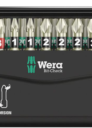 WERA Assortim. d'embouts en acier inoxydable BC 30 Stainless 1 30 pièces ( 4000828396 )