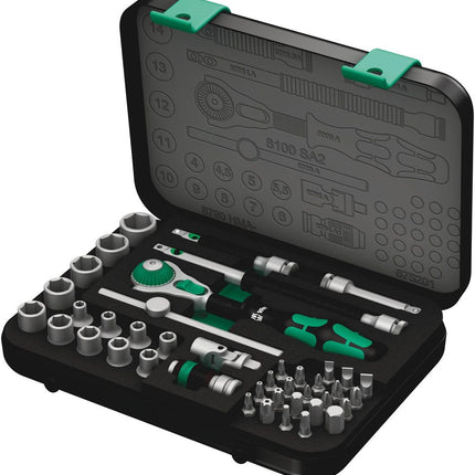 WERA Zyklop Speed Set di chiavi a bussola da 42 pezzi 1/4 ″ ( 4000820556 )