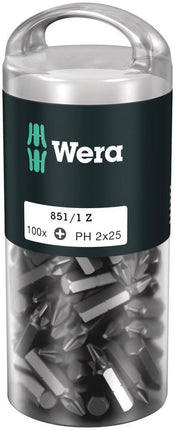 WERA confezione grande di punte 851/1 Z 1/4 ″ PH 2 Lunghezza 25 mm ( 4000822267 )