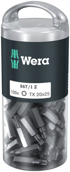 WERA Bitgroßpackung 867/1 Z 1/4 ″ T 20 Länge 25 mm ( 4000822271 )