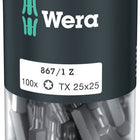 WERA confezione grande di punte 867/1 Z 1/4 ″ T 25 Lunghezza 25 mm ( 4000822273 )