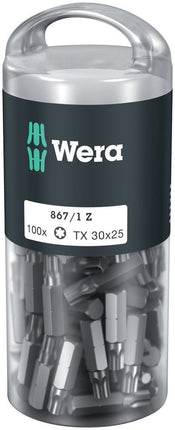 WERA confezione grande di punte 867/1 Z 1/4 ″ T 30 Lunghezza 25 mm ( 4000822275 )