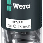 WERA Bitgroßpackung 867/1 Z 1/4 ″ T 40 Länge 25 mm ( 4000822274 )