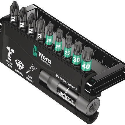 WERA assortimento di bit Bit-Check 10 Impactor 1 10 pezzi ( 4000829046 )