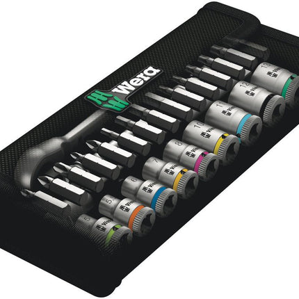 WERA Steckschlüsselsatz 8100 SA 8 Zyklop 28-teilig 1/4 ″ ( 4000821659 )