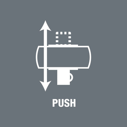 WERA cricchetto passante Zyklop Metal push 1/4 ″ 38 denti ( 4000821536 )