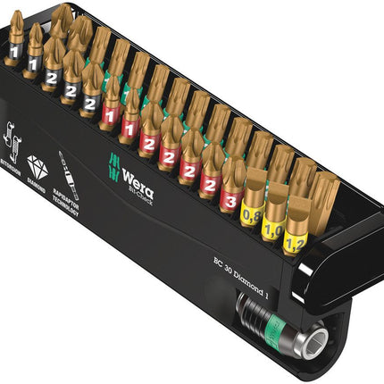 Set di punte WERA Bit-Check Diamond 1 da 30 pezzi ( 4000829904 )
