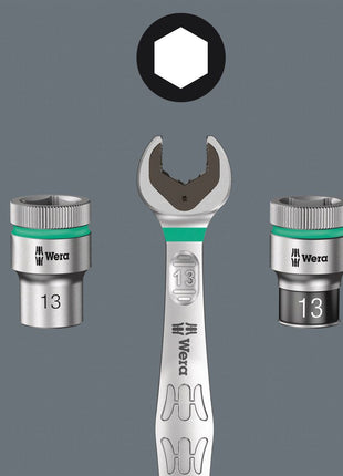 WERA Maulringratschenschlüssel Joker Schlüsselweite 11 mm Länge 165 mm ( 4000821822 )