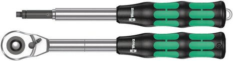 WERA Hebelumschaltknarre 8006 Zyklop Hybrid Set 1/2 ″ 72 Zähne ( 4000821144 )