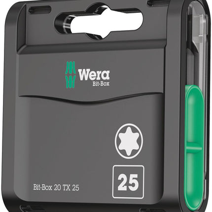 WERA confezione grande di punte 1/4 ″ T 25 Lunghezza 25 mm ( 4000829009 )