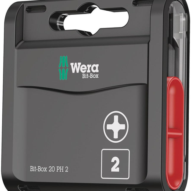 WERA confezione grande di punte 1/4 ″ PH 2 Lunghezza 25 mm ( 4000829006 )