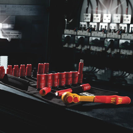 WERA Steckschlüsselsatz 8100 SB VDE 1 Zyklop 17-teilig 3/8 ″ ( 4000828008 )