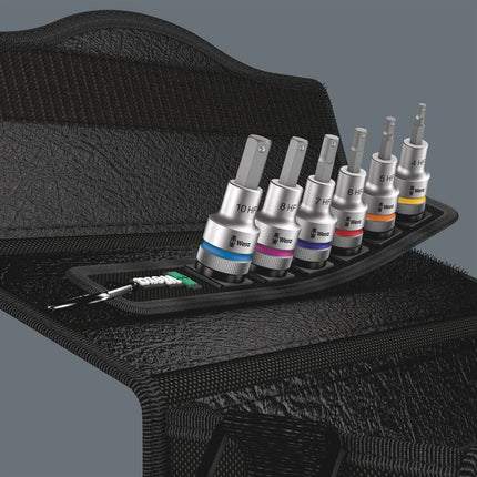 Set di chiavi a bussola WERA Belt C 2 Zyklop 6 pezzi ( 4000821199 )