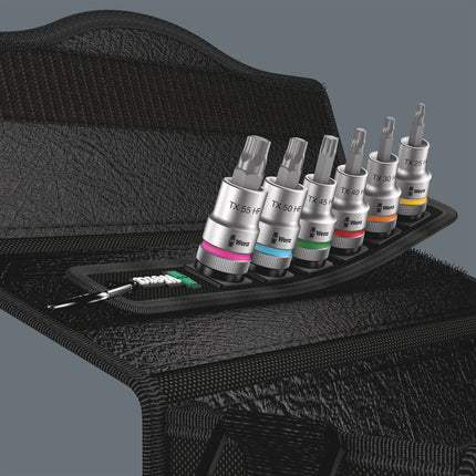 Set di chiavi a bussola WERA Cintura C 3 TORX(R) HF Zyklop 6 pezzi ( 4000821204 )