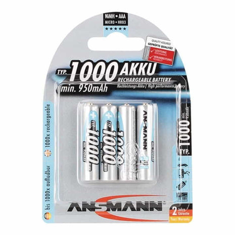 Celda de batería ANSMANN 1,2 V 1000 mAh (4000876110)